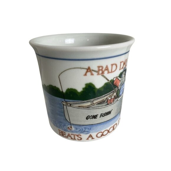 Otagiri Coffee Mug Fishing Bad Day Fishing Beats Good Day Working Gone Fishing - Picture 2 of 11